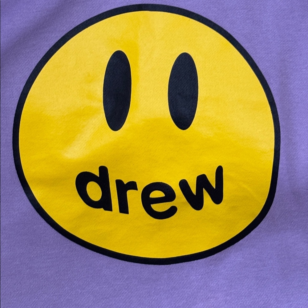 DREW House Lavender Pullover Long Sleeve Unisex Hoodie Adult Medium - Picture 2 of 16